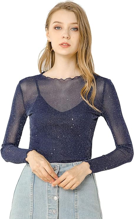 mesh glitter shirt for midnights eras outfit